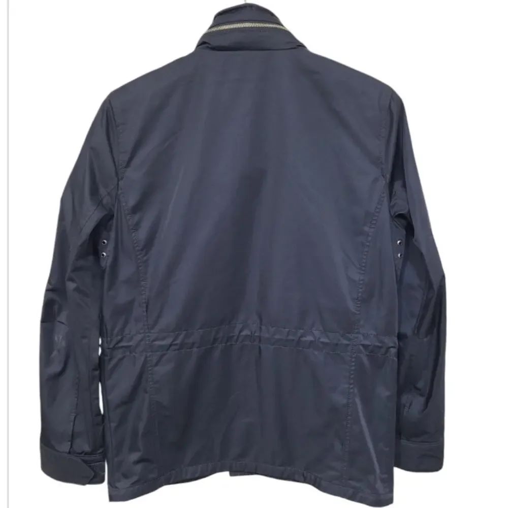 Abercrombie & Fitch Men's M Navy Technical Utility Field Jacket Hooded Outdoor